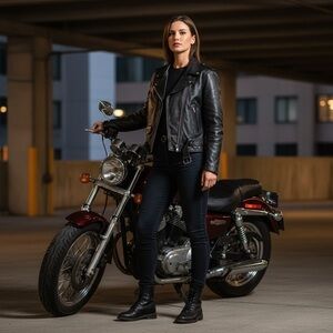 NWT Milwaukee Leather Women’s Black Biker Jacket